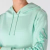 Kadın Sawyer Script Logo Kolluklu Kapüşonlu Sweatshirt