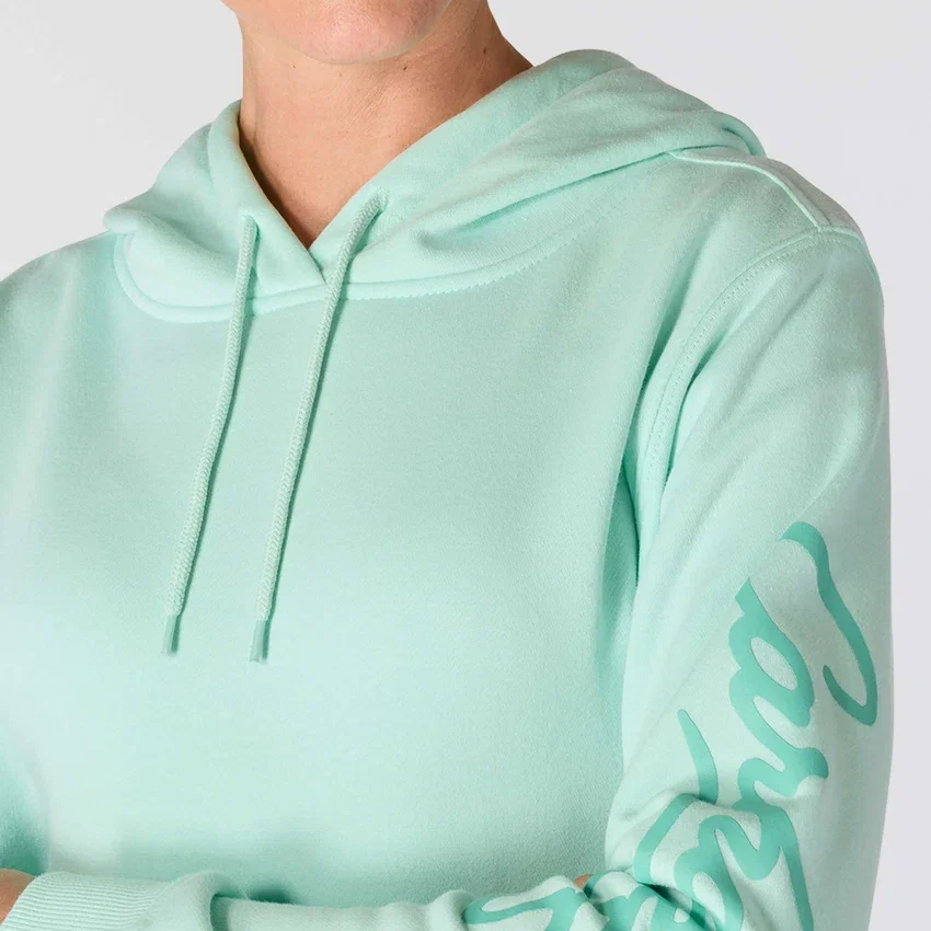 Kadın Sawyer Script Logo Kolluklu Kapüşonlu Sweatshirt