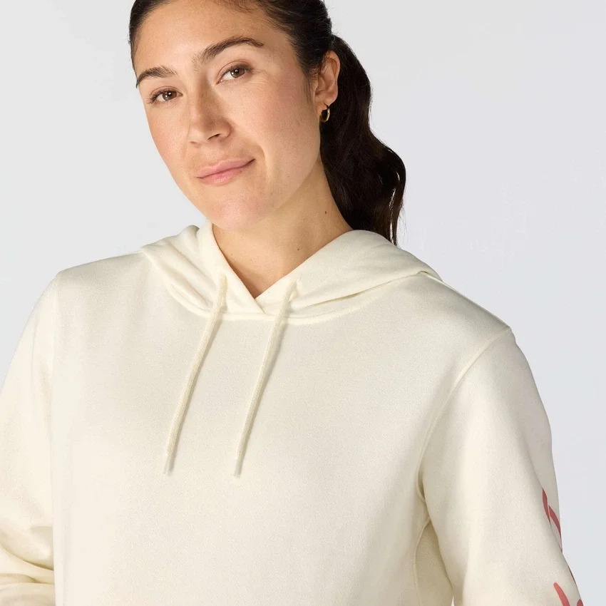 Kadın Sawyer Script Logo Kolluklu Kapüşonlu Sweatshirt