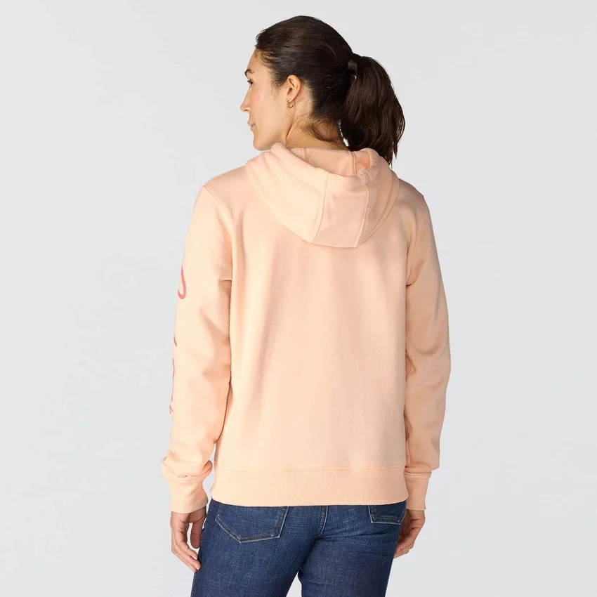 Kadın Sawyer Script Logo Kolluklu Kapüşonlu Sweatshirt