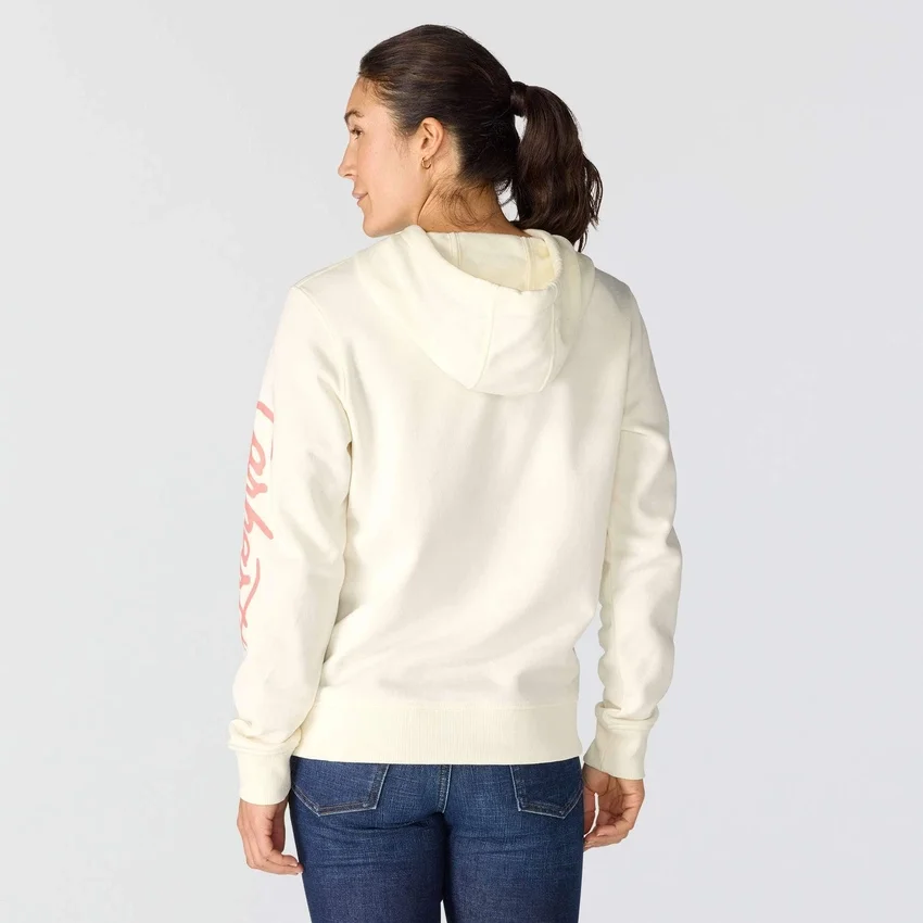 Kadın Sawyer Script Logo Kolluklu Kapüşonlu Sweatshirt