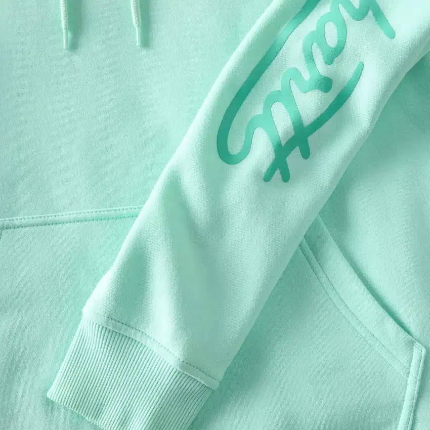 Kadın Sawyer Script Logo Kolluklu Kapüşonlu Sweatshirt