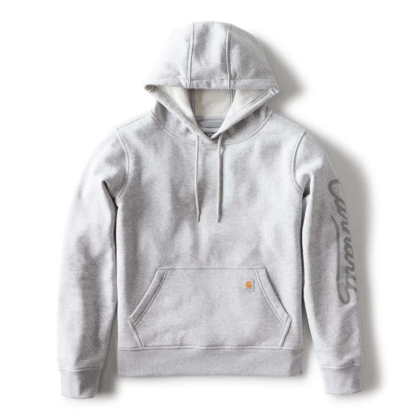 Kadın Sawyer Script Logo Kolluklu Kapüşonlu Sweatshirt