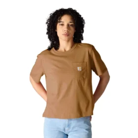 Kadın Tencel Bol Kesim Hafif Bisiklet Yaka Cepli Gömlek