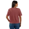 Kadın Tencel Bol Kesim Hafif Bisiklet Yaka Cepli Gömlek