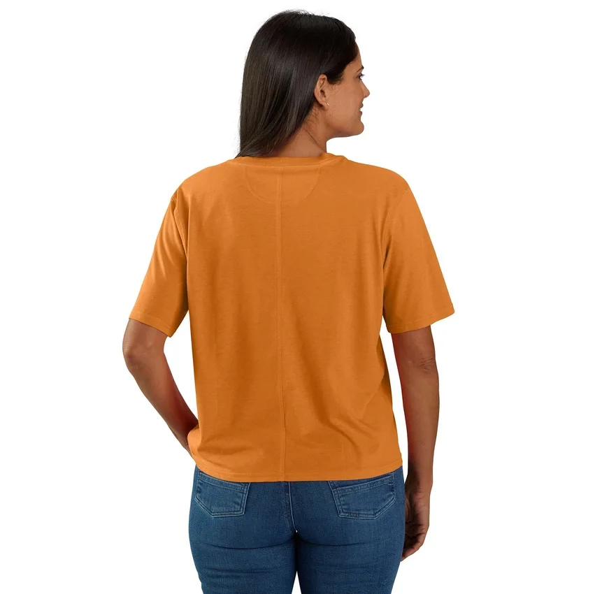 Kadın Tencel Bol Kesim Hafif Bisiklet Yaka Cepli Gömlek