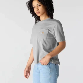 Kadın Tencel Bol Kesim Hafif Bisiklet Yaka Cepli Gömlek