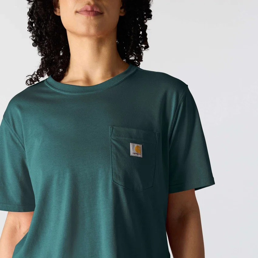 Kadın Tencel Bol Kesim Hafif Bisiklet Yaka Cepli Gömlek