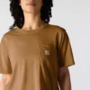 Kadın Tencel Bol Kesim Hafif Bisiklet Yaka Cepli Gömlek