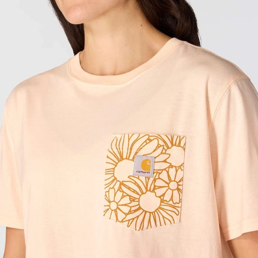 Kadın Tencel Bol Kesim Hafif Çiçek Desenli Gömlek