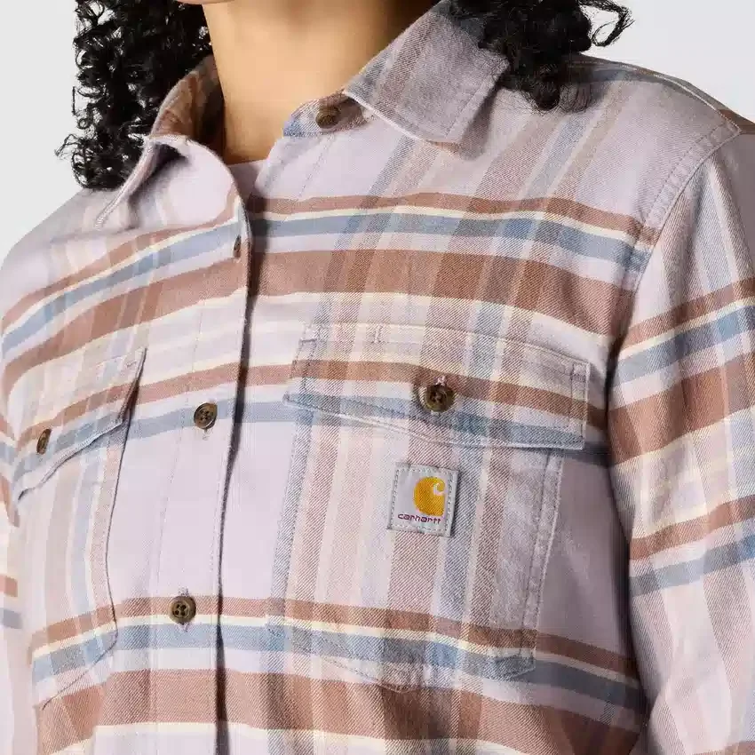 Kadın Tencel™ Elyaf Serisi Bol Kesim Ekose Gömlek