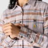 Kadın Tencel™ Elyaf Serisi Bol Kesim Ekose Gömlek