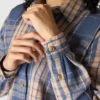 Kadın Tencel™ Elyaf Serisi Bol Kesim Twill Ekose Gömlek