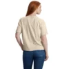 Kadın Tencel Hafif Bisiklet Yaka Desenli Bisiklet Yaka Sweatshirt