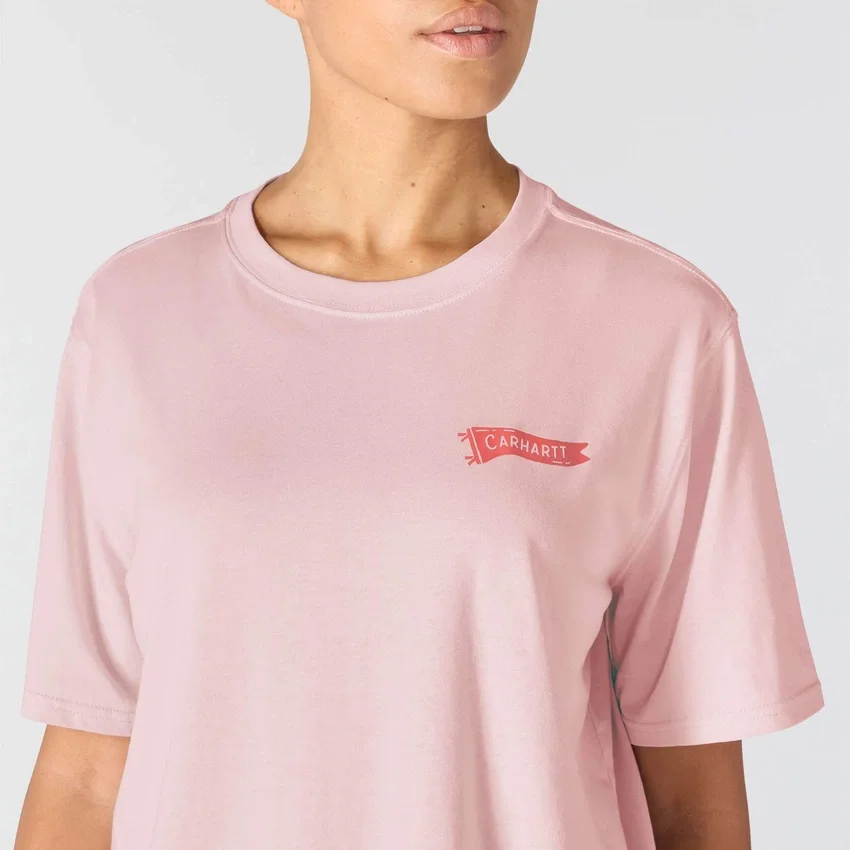 Kadın Tencel Hafif Pennant Bayrak Desenli Gömlek