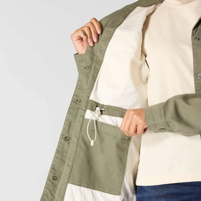 Kadın Tencel Nefes Alabilir Kanvas Ceket