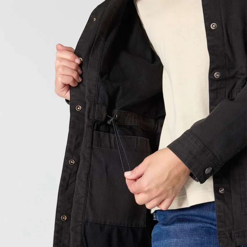 Kadın Tencel Nefes Alabilir Kanvas Ceket