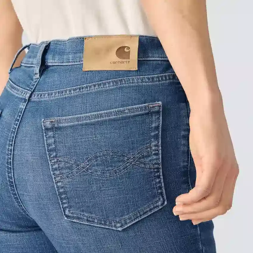 Kadın Tiller Yüksek Bel Bootcut Kot