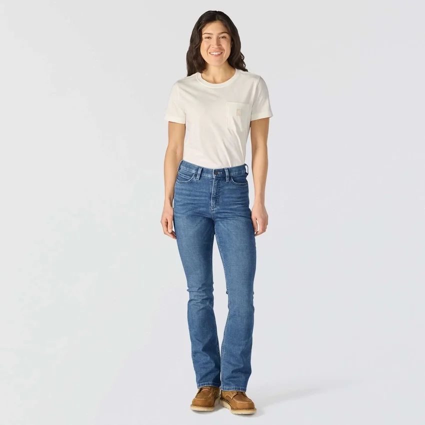 Kadın Tiller Yüksek Bel Bootcut Kot