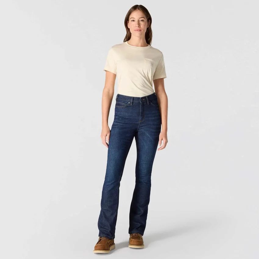 Kadın Tiller Yüksek Bel Bootcut Kot