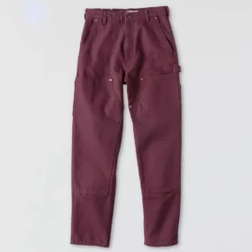 Kadın Vintage Kesim Double Knee Kanvas İş Pantolonu