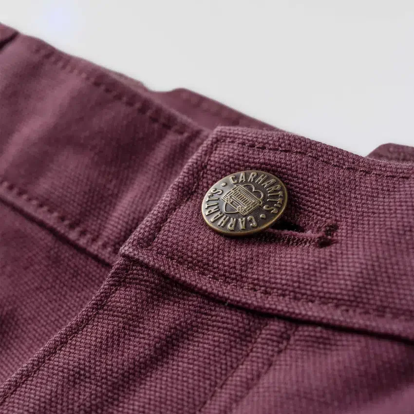 Kadın Vintage Kesim Double Knee Kanvas İş Pantolonu