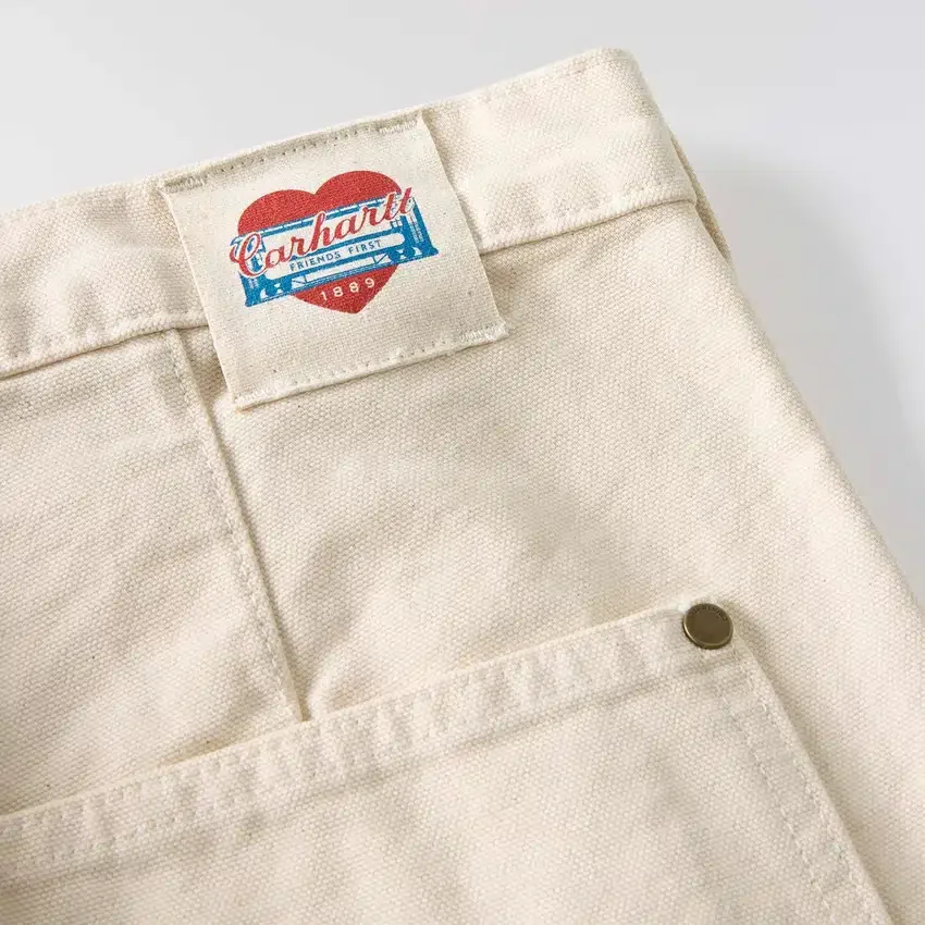 Kadın Vintage Kesim Double Knee Kanvas İş Pantolonu