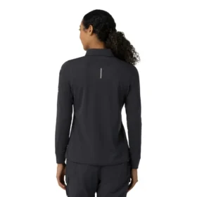 Kadınlar için Rugged Flex® Rscu Ağır Dokuma Uzun Kolluklu Polo Scrub Üst