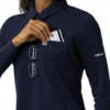 Kadınlar için Rugged Flex® Rscu Ağır Dokuma Uzun Kolluklu Polo Scrub Üst