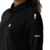 Kadınlar için Rugged Flex® Rscu Ağır Dokuma Uzun Kolluklu Polo Scrub Üst