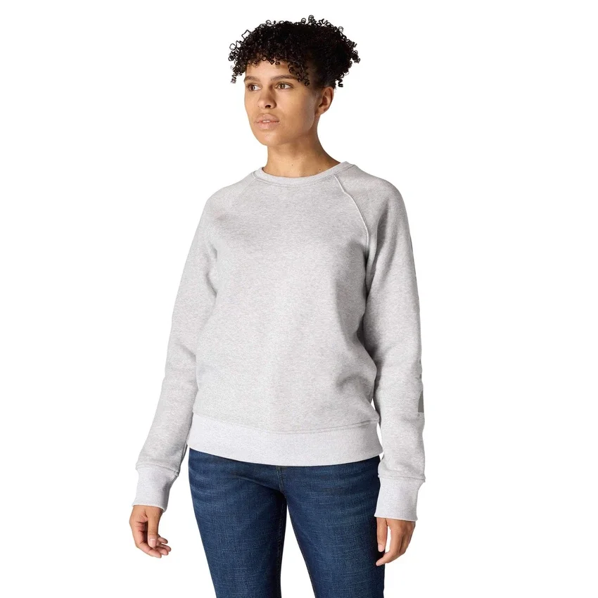 Kadınlar İçin Bol Kesim Orta Ağırlıkta Grafik Desenli Bisiklet Yaka Sweatshirt