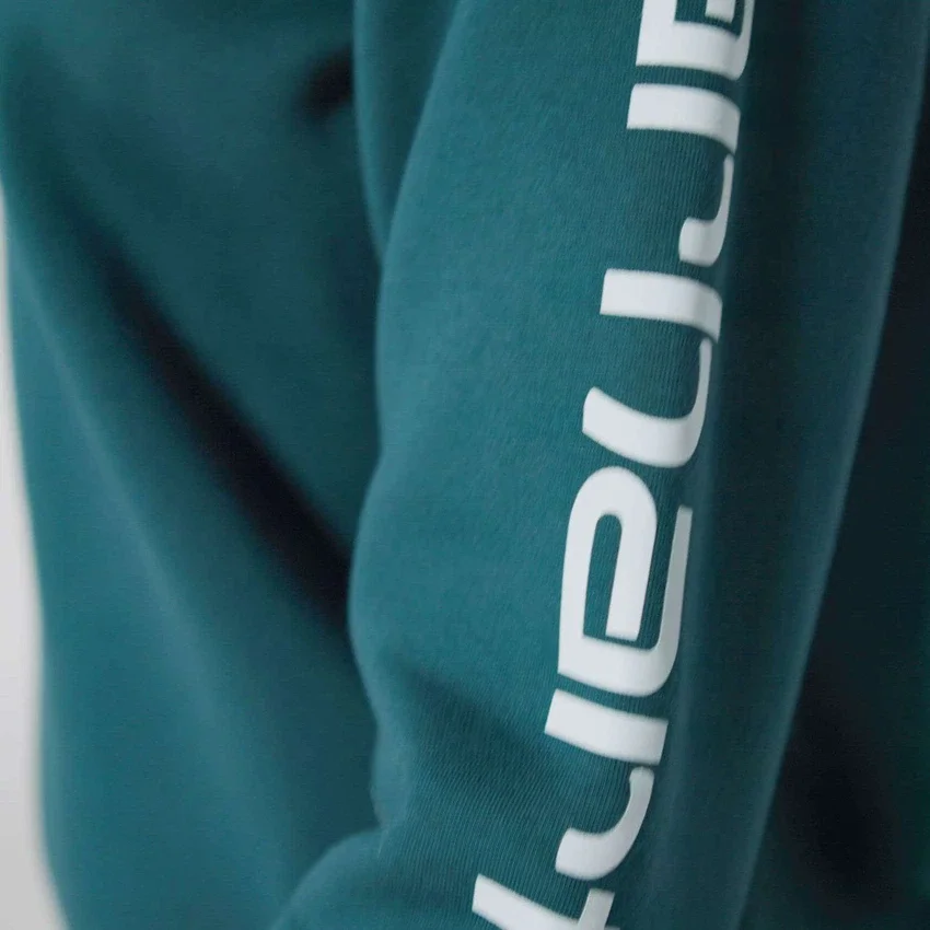 Kadınlar İçin Bol Kesim Orta Ağırlıkta Grafik Desenli Bisiklet Yaka Sweatshirt
