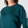 Kadınlar İçin Bol Kesim Orta Ağırlıkta Grafik Desenli Bisiklet Yaka Sweatshirt