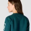 Kadınlar İçin Bol Kesim Orta Ağırlıkta Grafik Desenli Bisiklet Yaka Sweatshirt