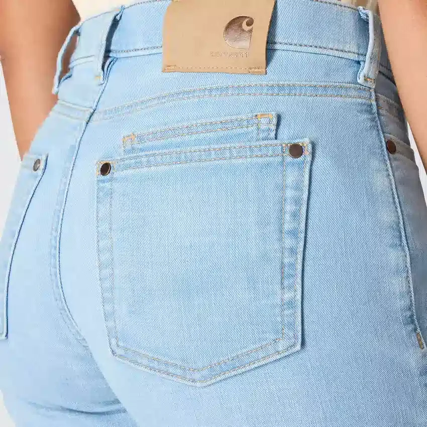 Kadınlar İçin Essential Orta Bel Düz Paça Esnek Kot