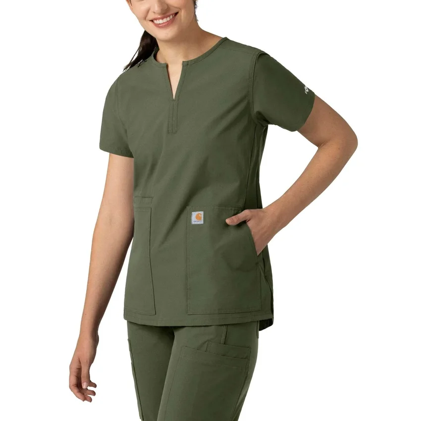 Kadınlar İçin Force Essentials Çentikli Yaka Tunik Önlük Üstü
