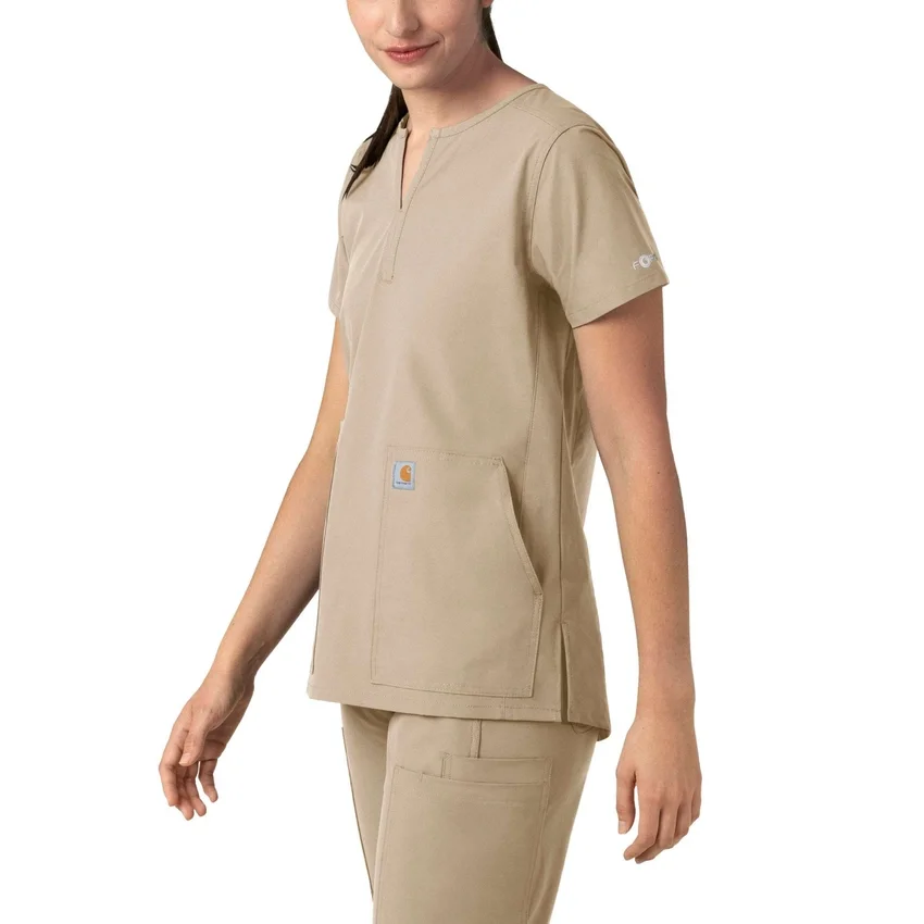 Kadınlar İçin Force Essentials Çentikli Yaka Tunik Önlük Üstü
