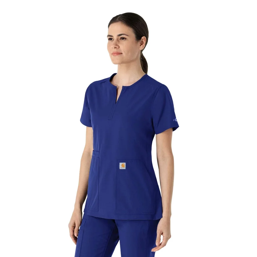 Kadınlar İçin Force Essentials Çentikli Yaka Tunik Önlük Üstü
