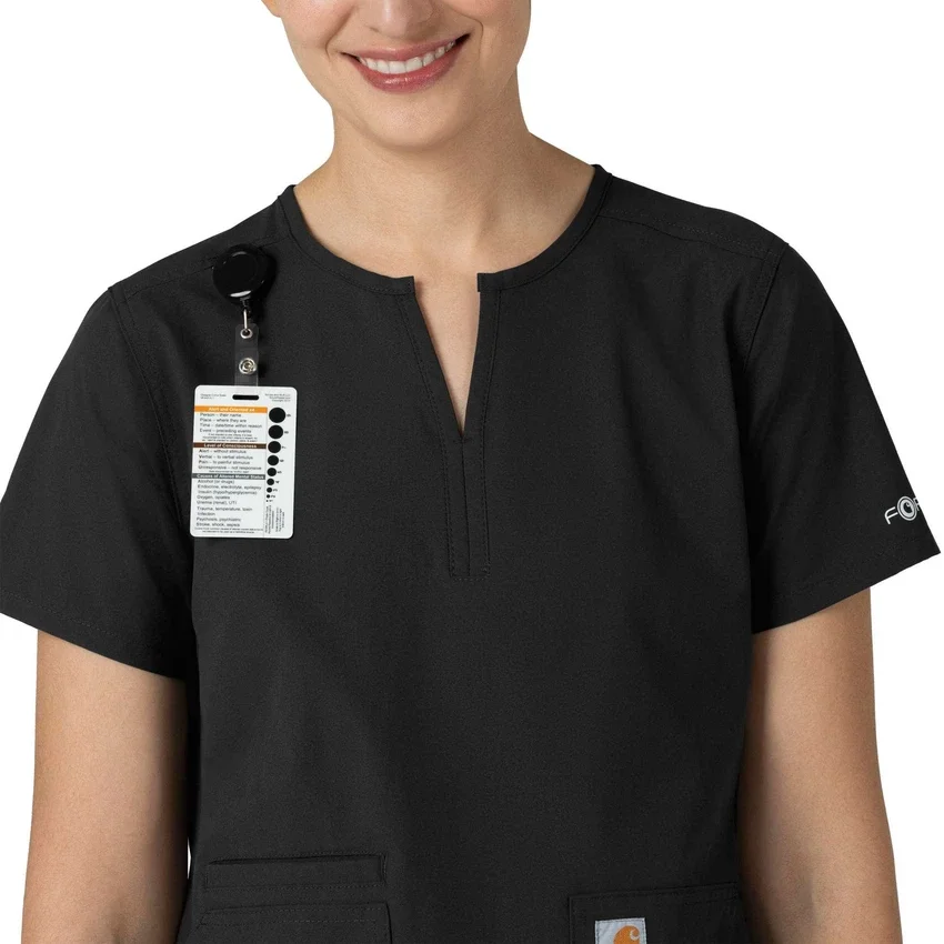 Kadınlar İçin Force Essentials Çentikli Yaka Tunik Önlük Üstü