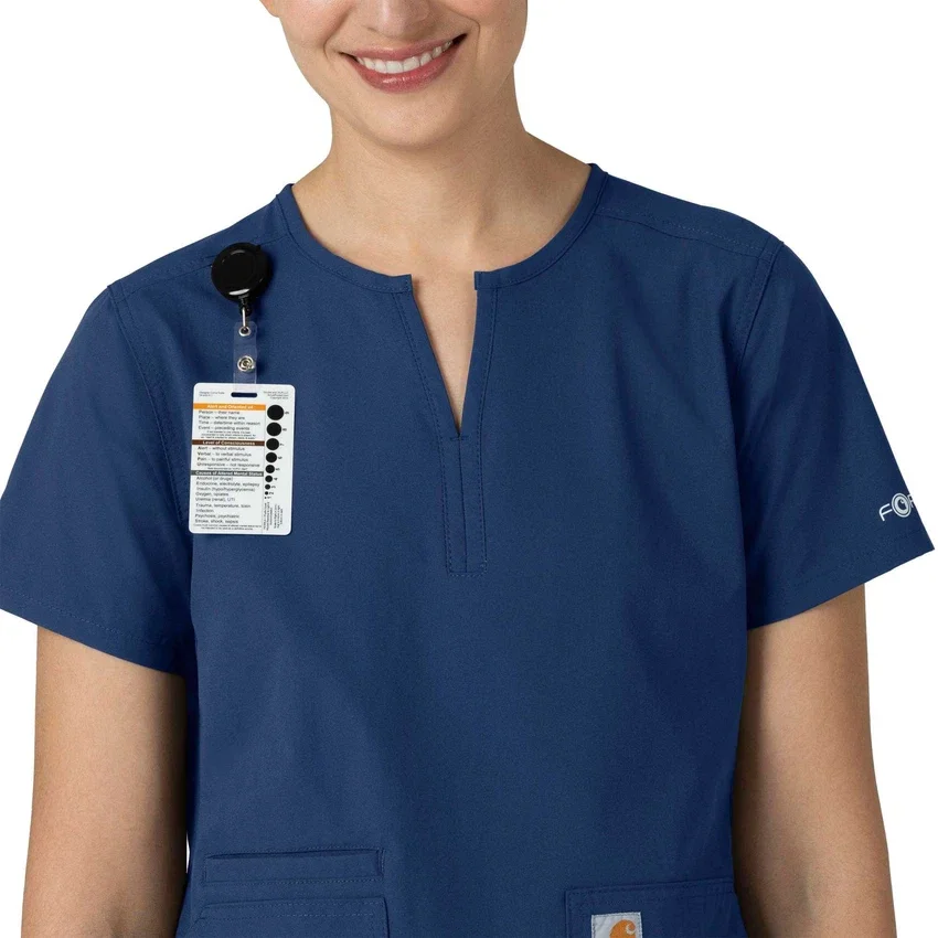 Kadınlar İçin Force Essentials Çentikli Yaka Tunik Önlük Üstü