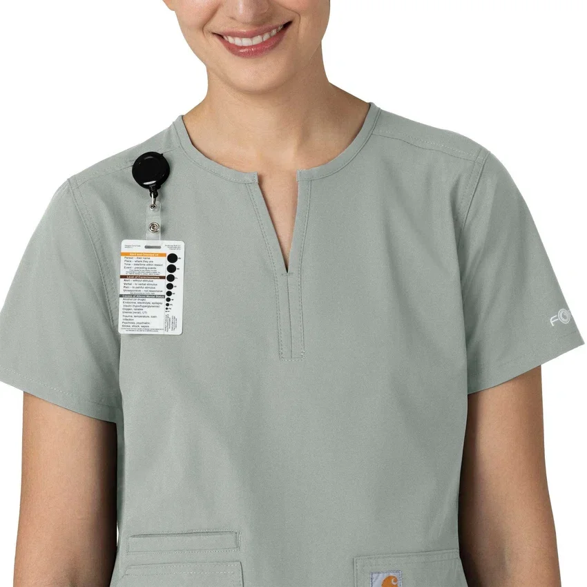 Kadınlar İçin Force Essentials Çentikli Yaka Tunik Önlük Üstü