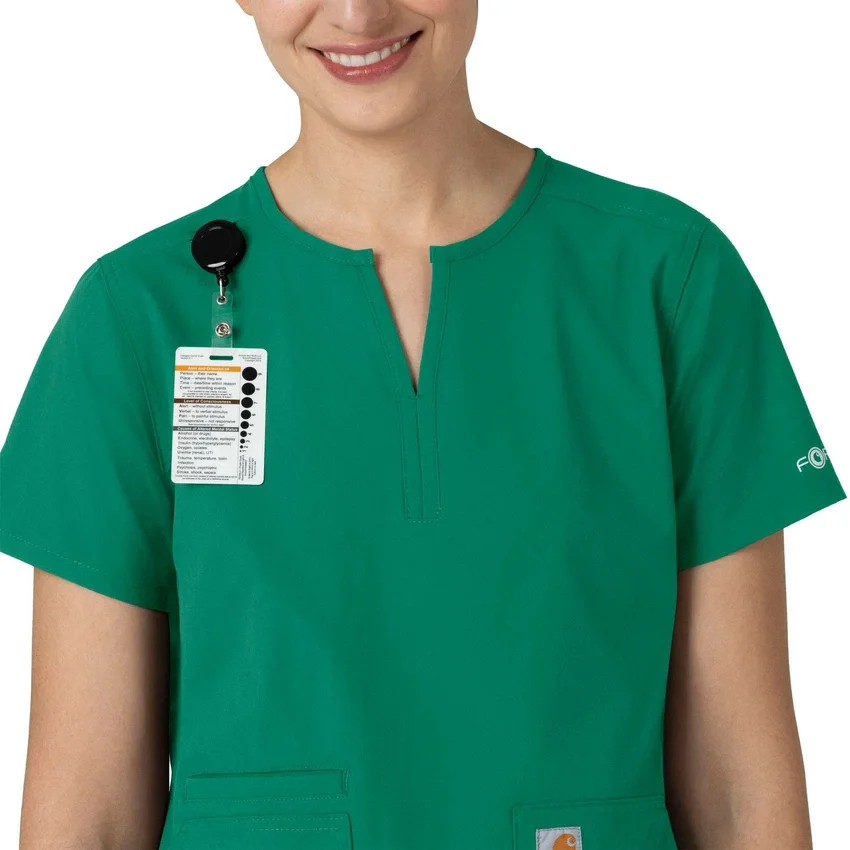Kadınlar İçin Force Essentials Çentikli Yaka Tunik Önlük Üstü