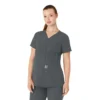 Kadınlar İçin Force Essentials Henley Hamile Scrub Üstü