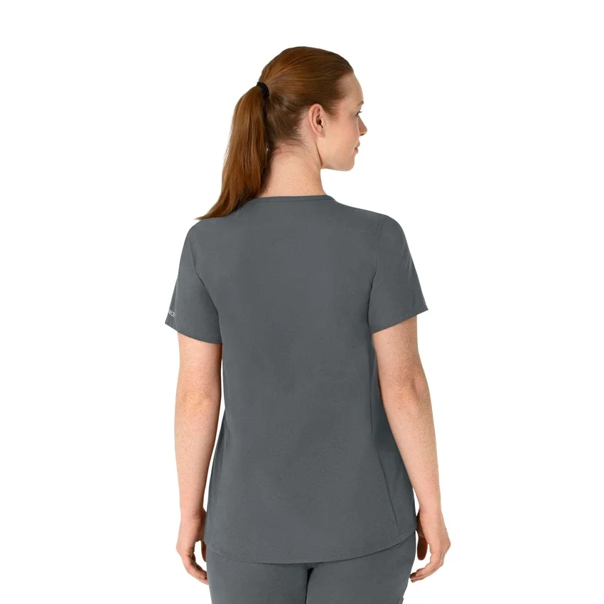 Kadınlar İçin Force Essentials Henley Hamile Scrub Üstü