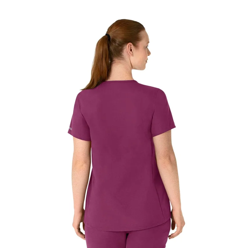 Kadınlar İçin Force Essentials Henley Hamile Scrub Üstü