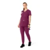 Kadınlar İçin Force Essentials Henley Hamile Scrub Üstü