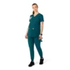 Kadınlar İçin Force Essentials Henley Hamile Scrub Üstü