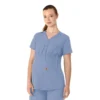 Kadınlar İçin Force Essentials Henley Hamile Scrub Üstü