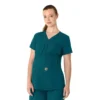 Kadınlar İçin Force Essentials Henley Hamile Scrub Üstü