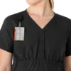 Kadınlar İçin Force Essentials Henley Hamile Scrub Üstü